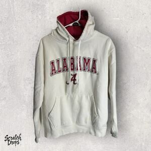 Alabama Crimson Tide Stadium Athletics Fleece Hoodie White Youth Size Medium